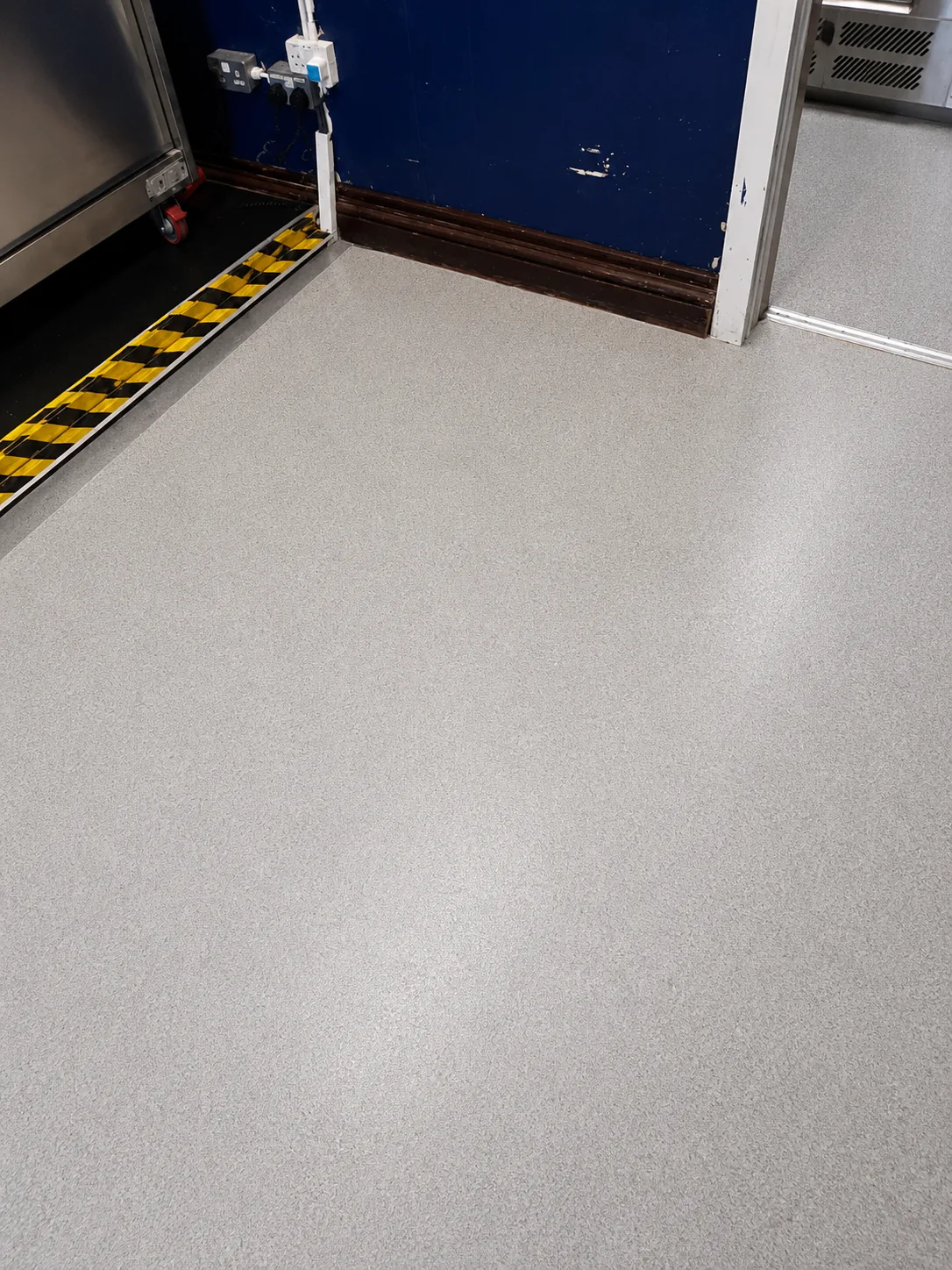 After, commercial kitchen safety flooring repair