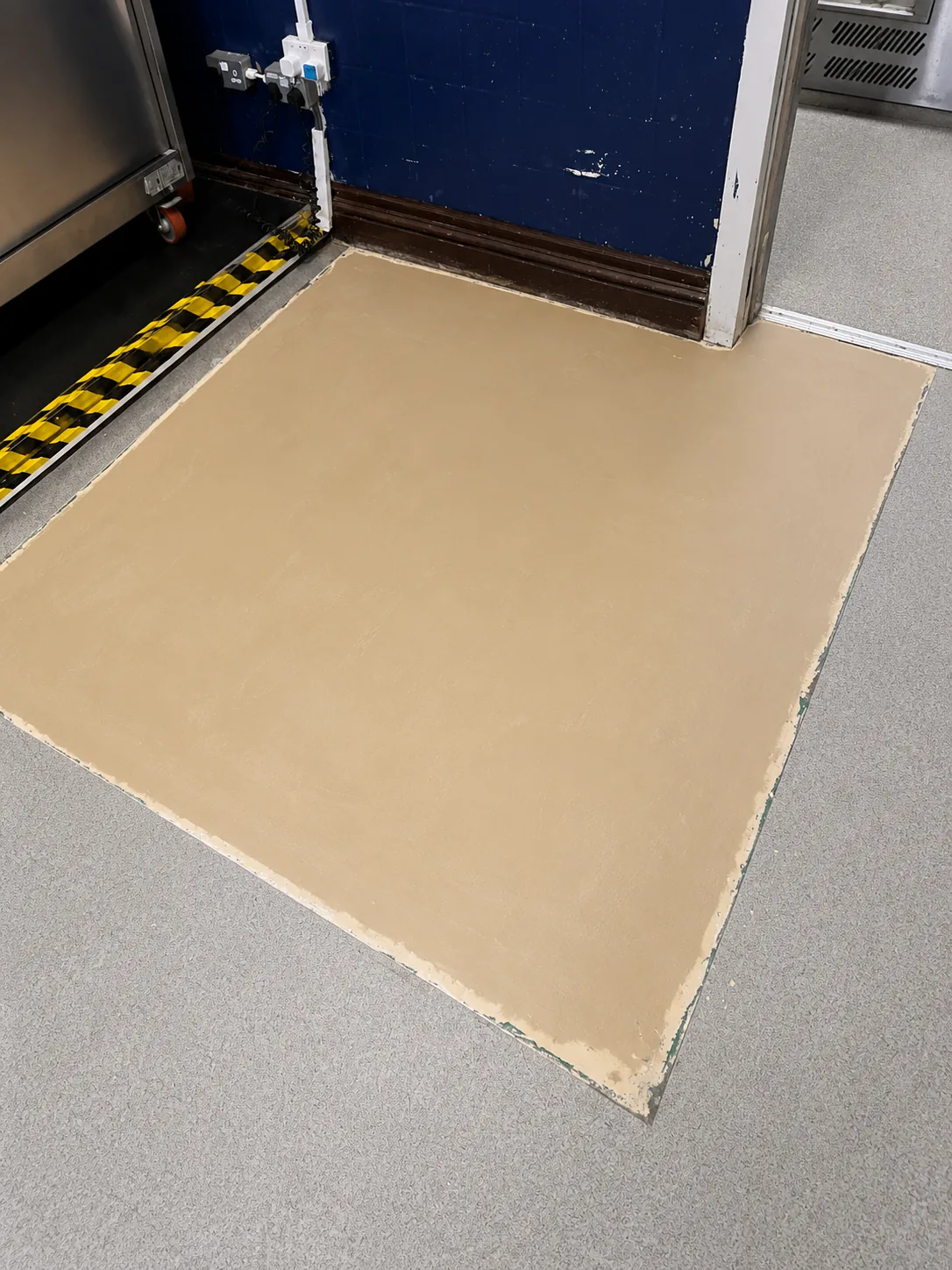 During, commercial kitchen safety flooring repair