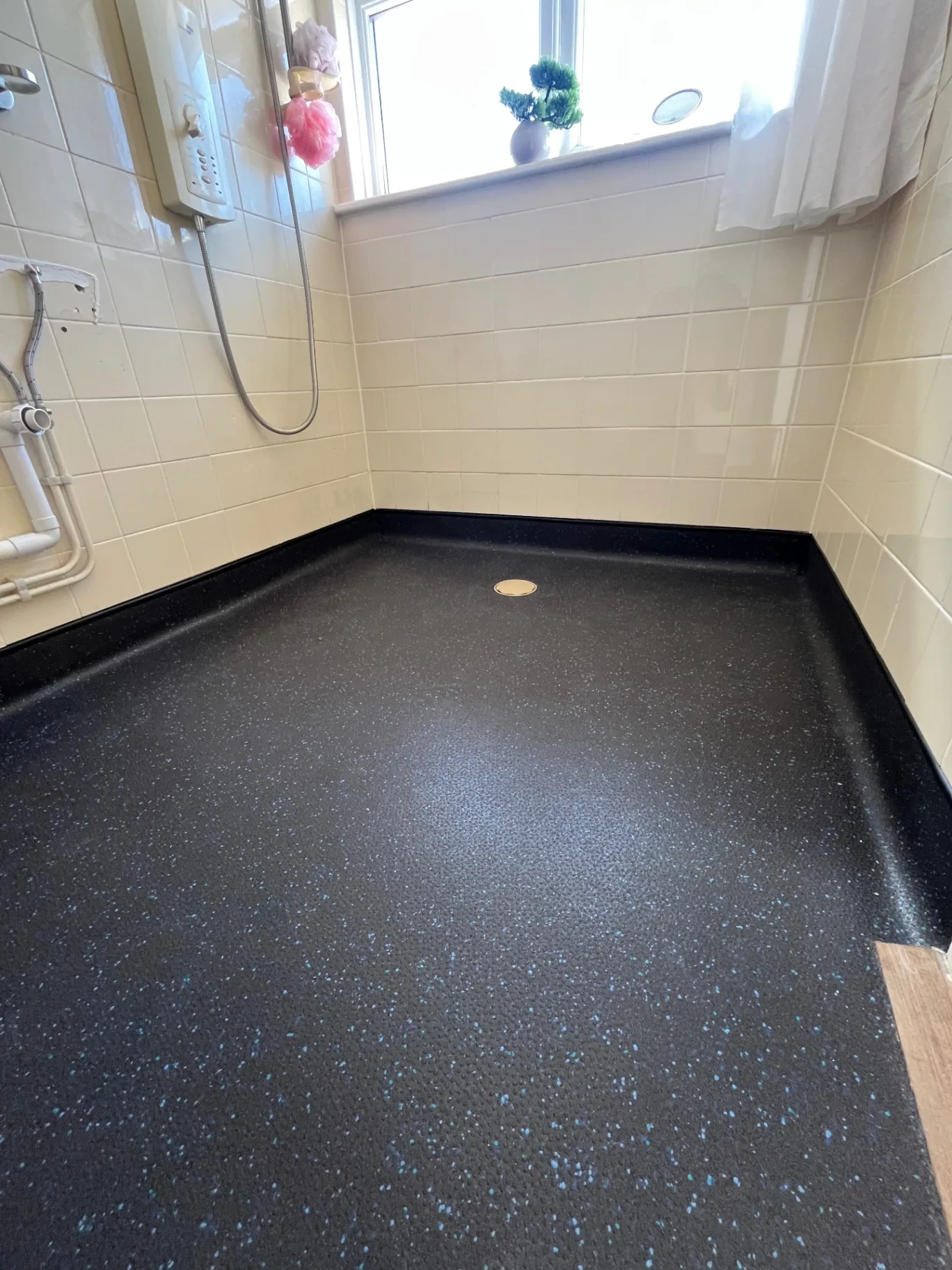 Commercial wet room safety flooring installation by nationwide flooring repair specialists